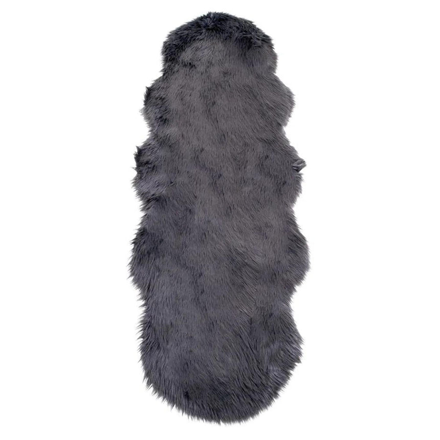 Artificial Grey Lambskin