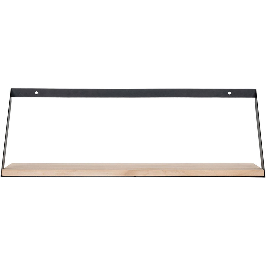 Basel Natural Pine Wood Wall Shelf