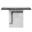Venice Armani Grey Engineered Marble Console Table