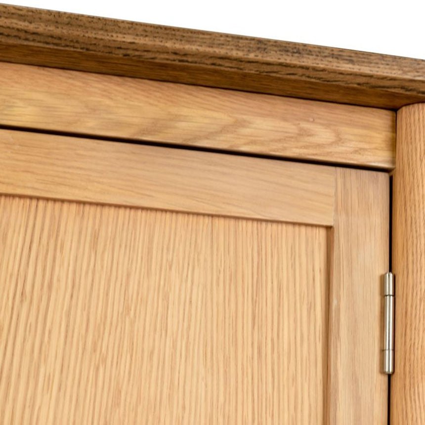 Connecticut Natural Oak 2 Door 1 Drawer Wardrobe