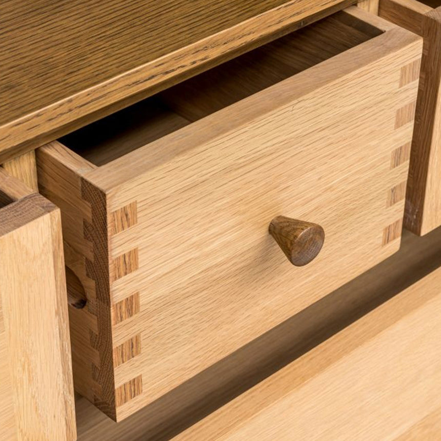 Connecticut Natural Oak 3 Over 3 Drawer Chest