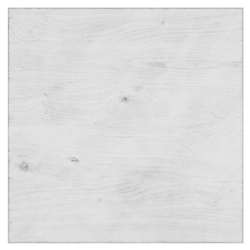 Farmhouse Mango Wood White Washed Trestle Side Table-5