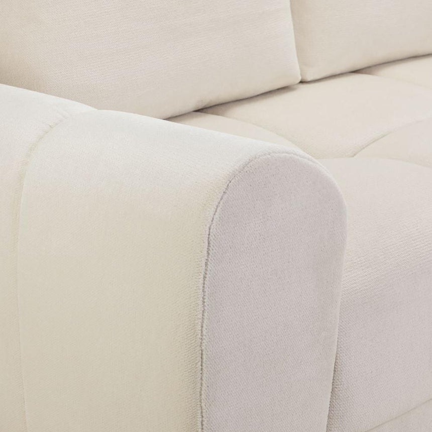 Azzuro Cream Universal Corner Sofabed with Storage-2
