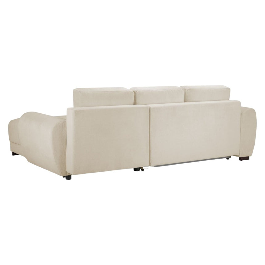 Azzuro Cream Universal Corner Sofabed with Storage-6
