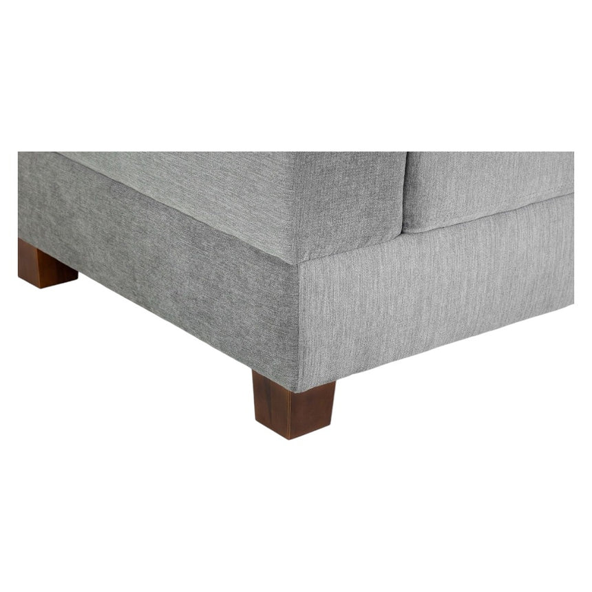 Jerry Grey 2 Seater Fabric Sofa-4