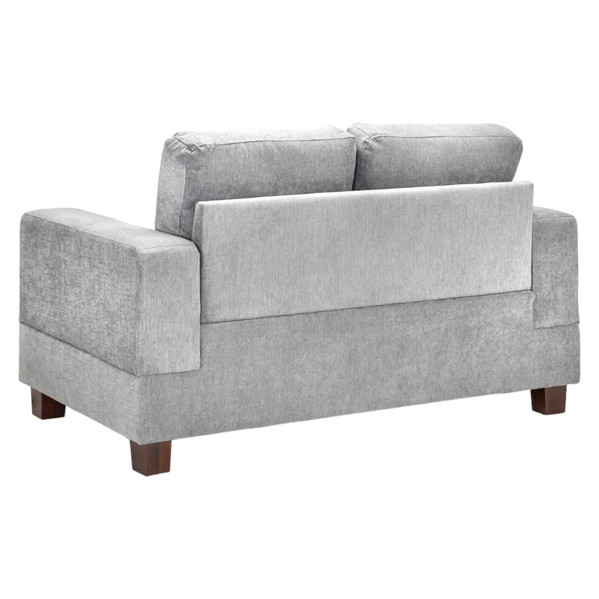 Jerry Grey 2 Seater Fabric Sofa-6
