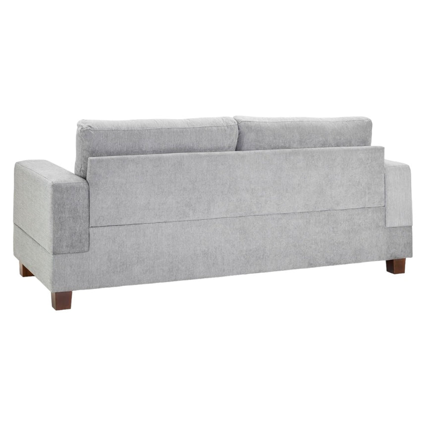 Jerry Grey 3 Seater Fabric Sofa-6