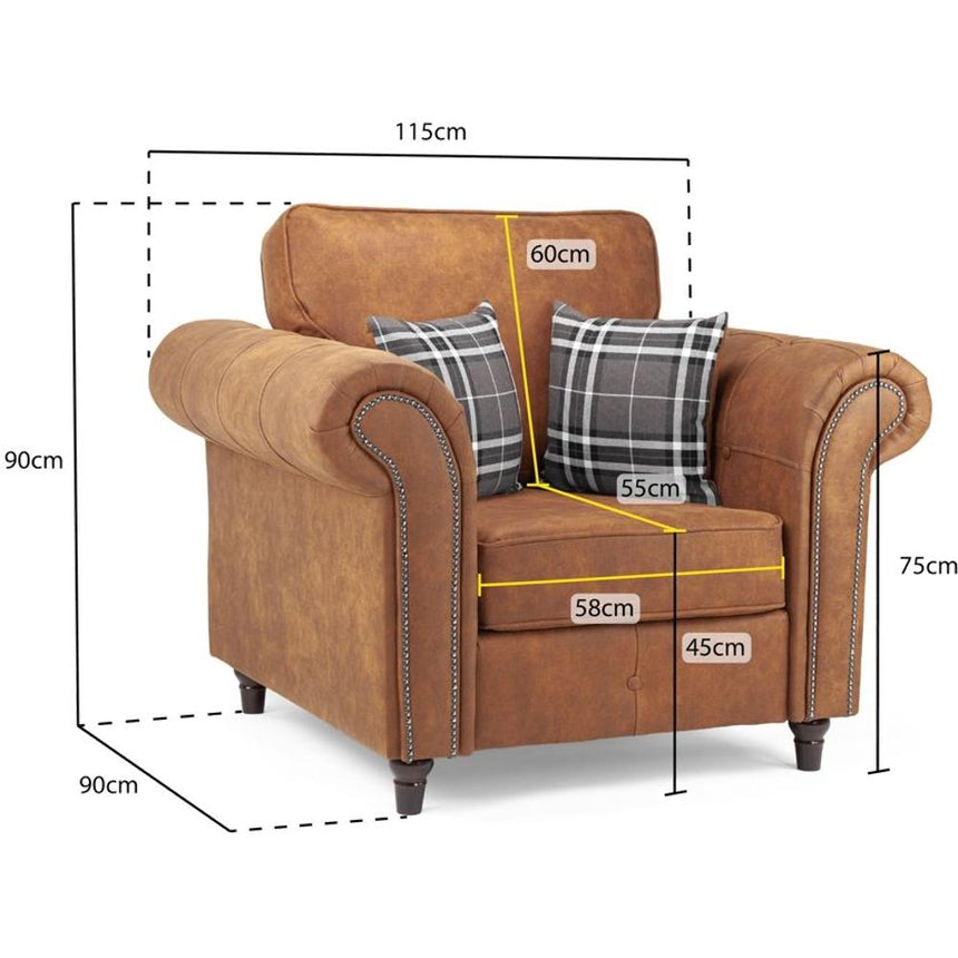 Oakland Tan Armchair-7
