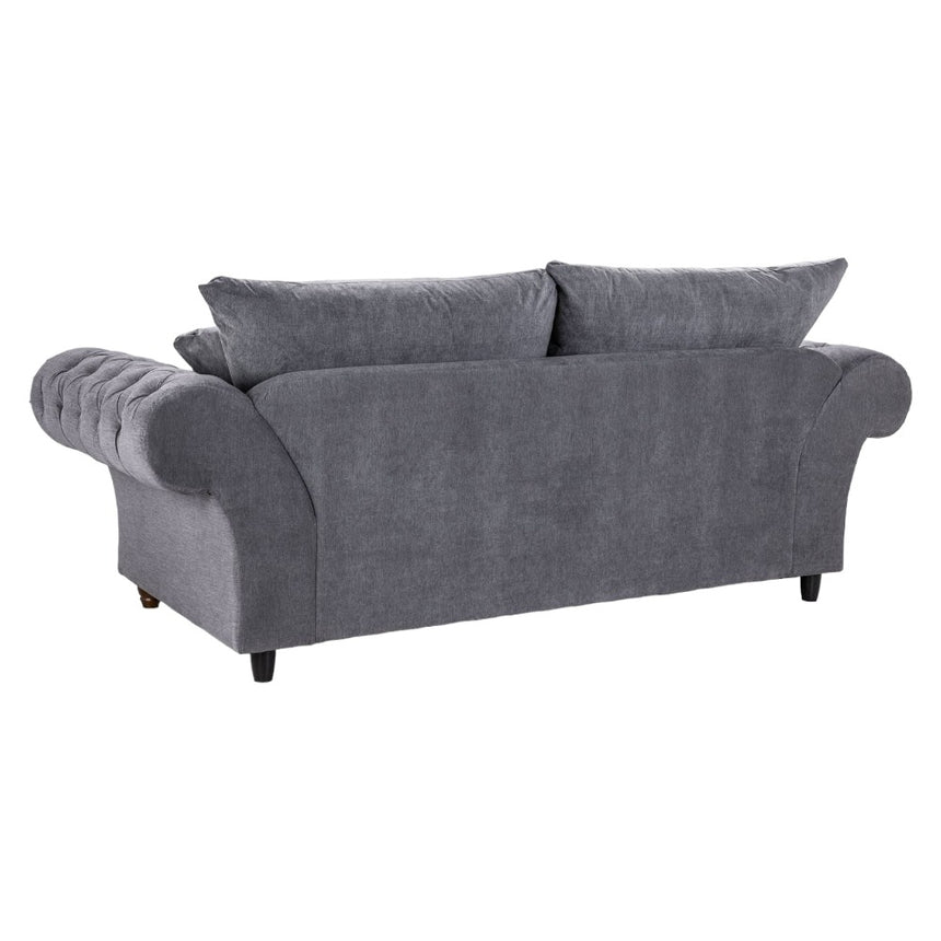 Windsor Fullback Grey 3 Seater Sofa-6