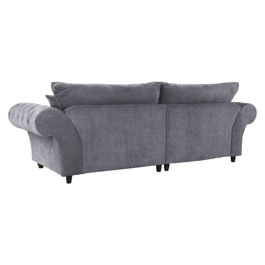 Windsor Fullback Grey 4 Seater Sofa-6