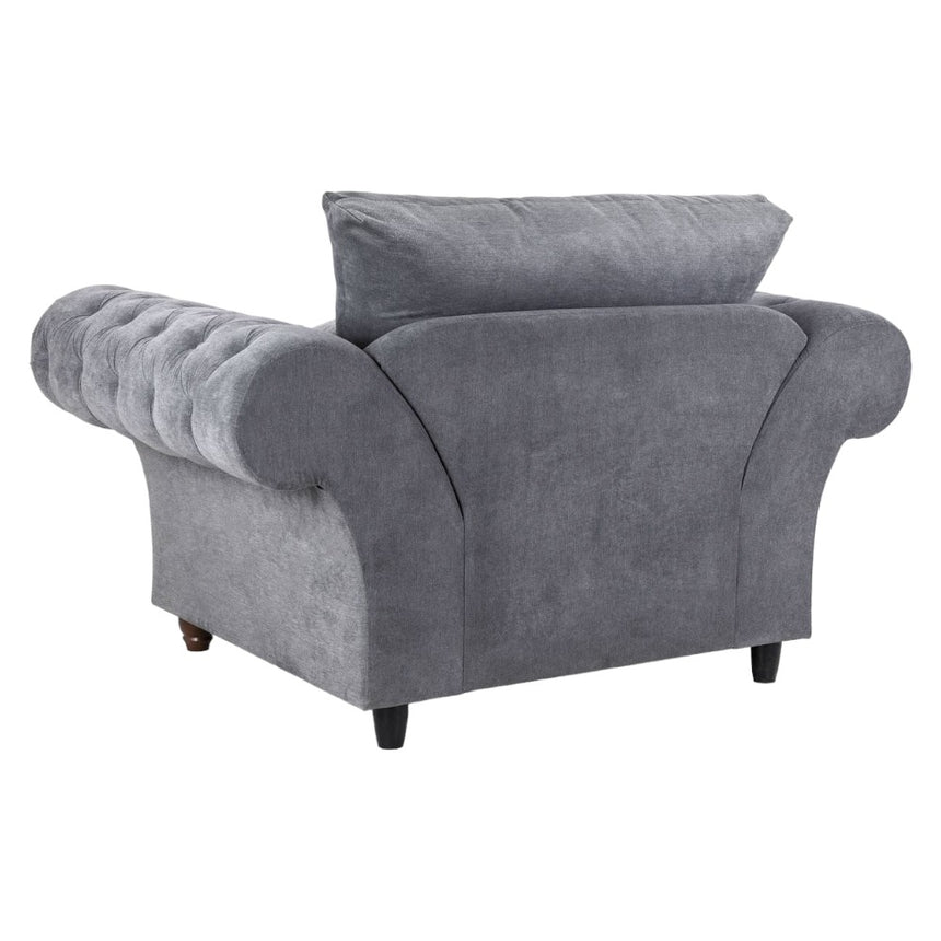 Windsor Fullback Grey Armchair-6