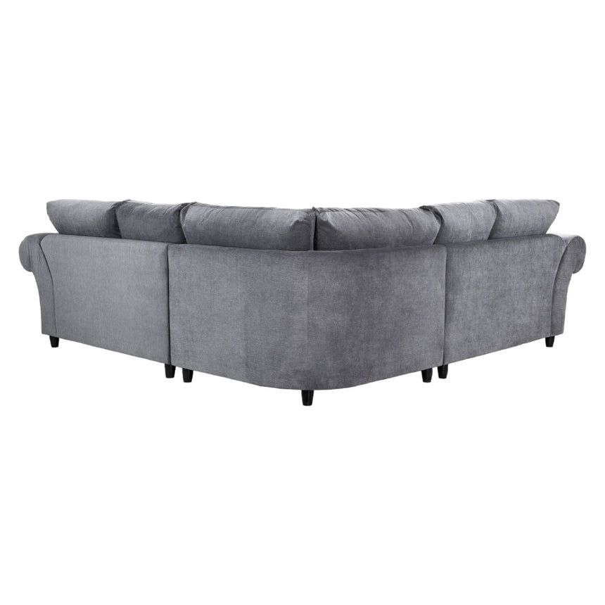 Windsor Fullback Grey Large Corner Sofa-6