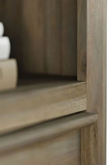 Fleur French Style Grey Wide Bookcase-6