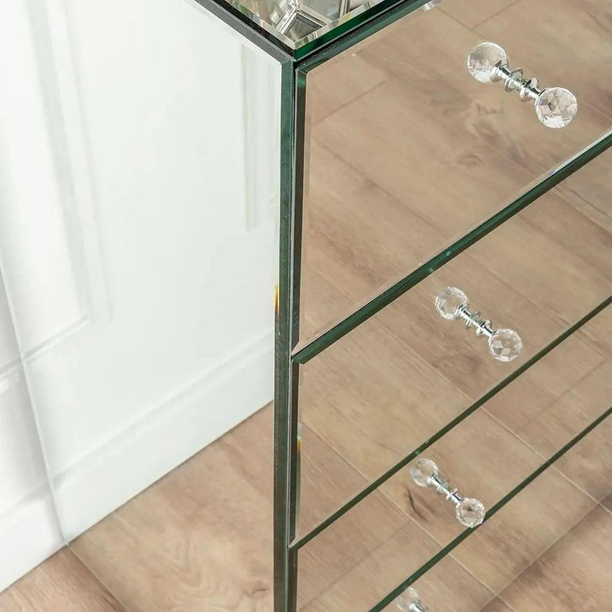Chelsea Mirrored Chest - 4 Drawer-3