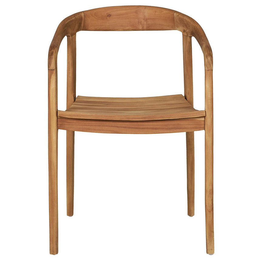 2 x Otero Natural Teak Dining Chair