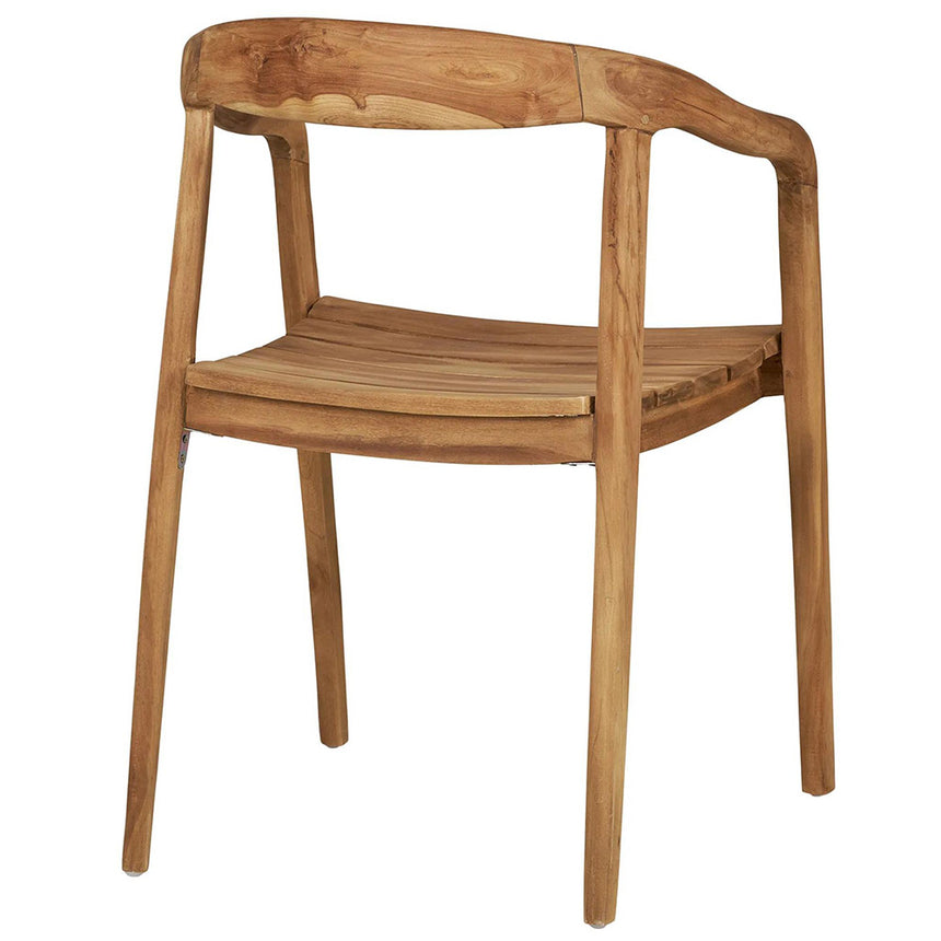 2 x Otero Natural Teak Dining Chair