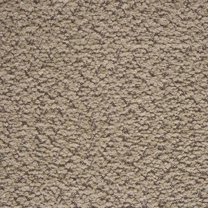 2 x Safira Beige Boucle Dining Chair with Black Legs