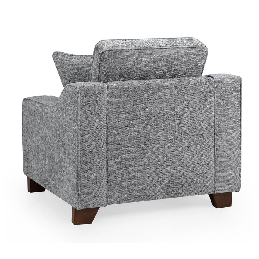 Cirrus Slate Grey Fabric Armchair