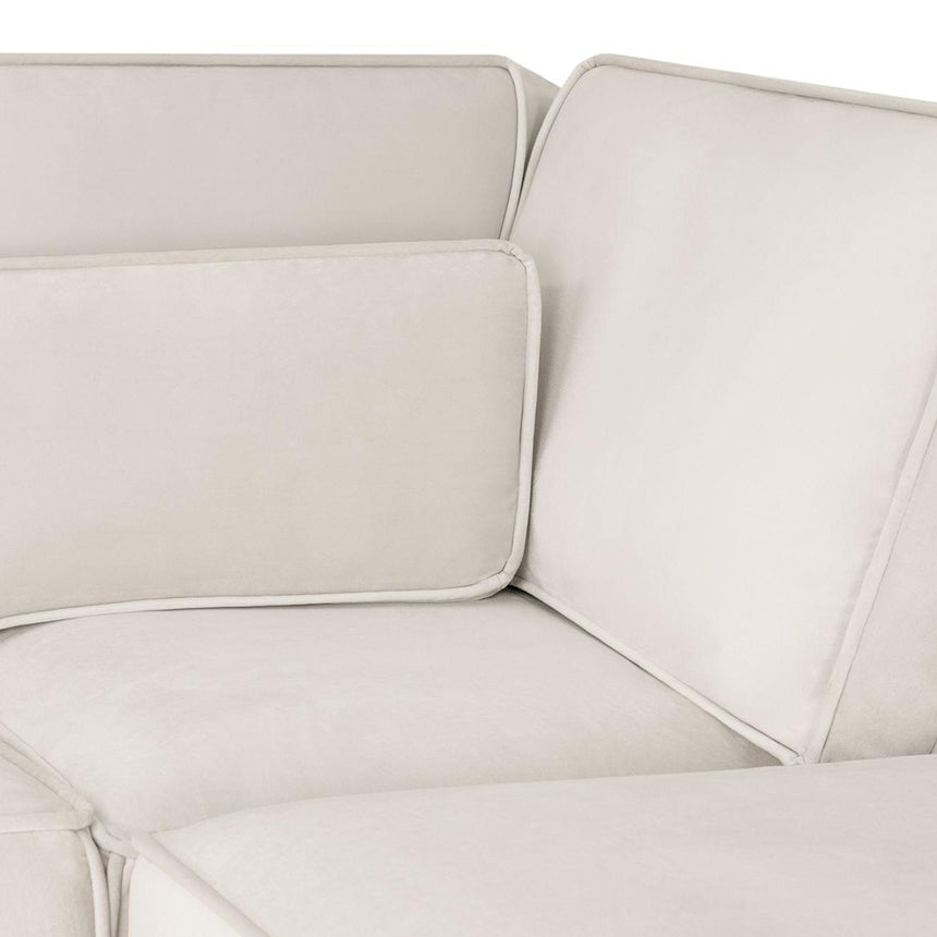 Corso Cream Fabric U Shape Corner Sofa Suite