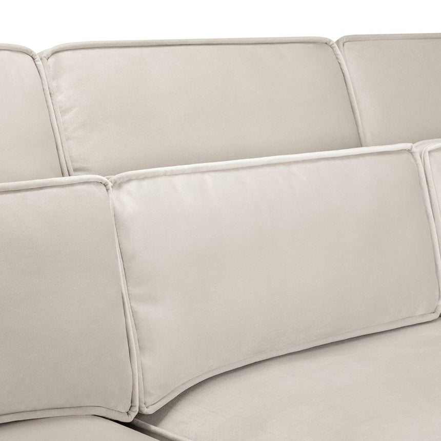 Corso Cream Fabric U Shape Corner Sofa Suite