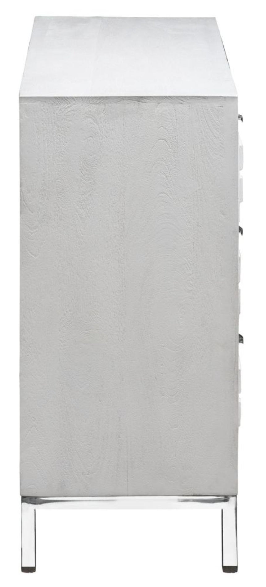 Geo White Mirrored Chest - 3+4 Drawer-4