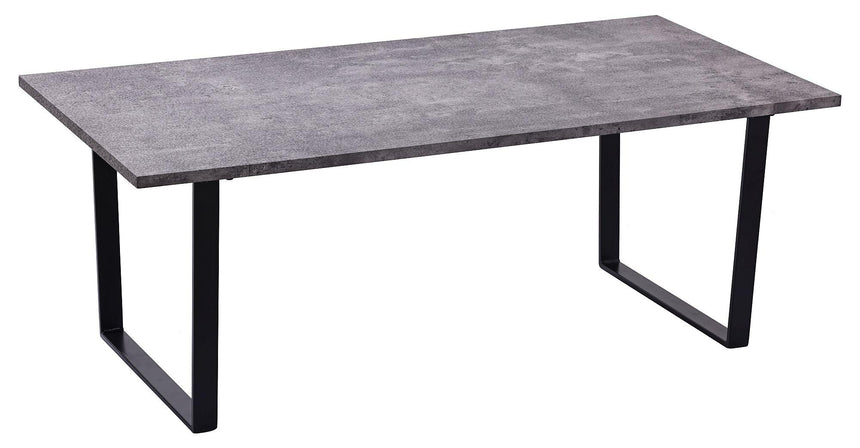 Clearance - Texas Grey Faux Concrete Coffee Table-5