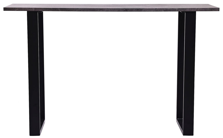 Clearance - Texas Grey Faux Concrete Console Table-7