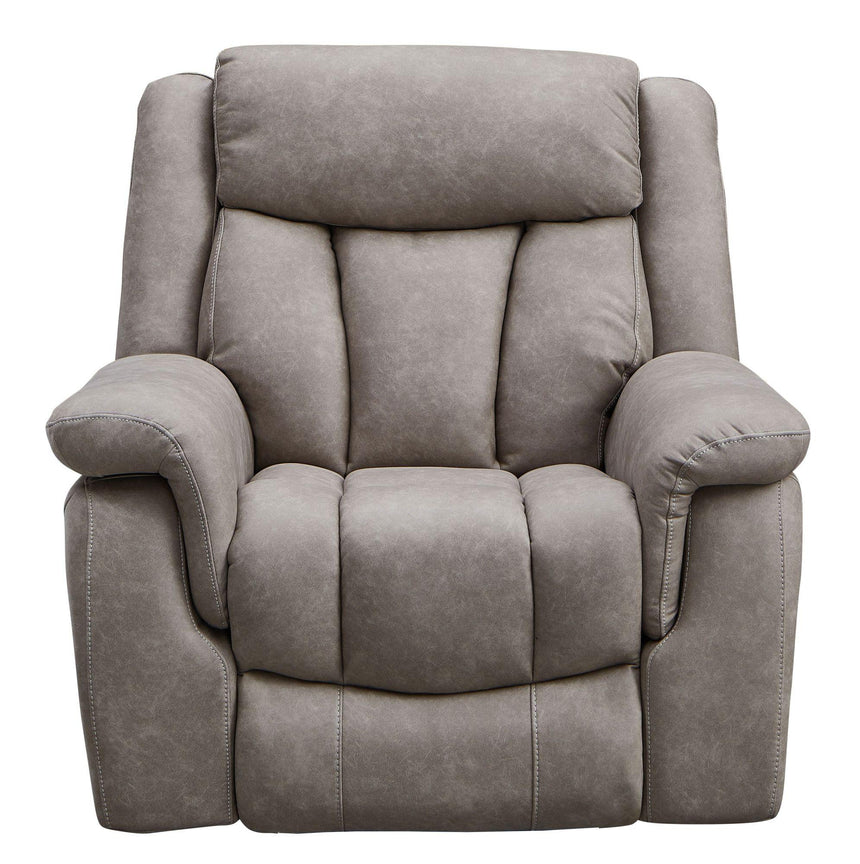 Dylan Sandstone Fabric Electric Recliner Armchair-7