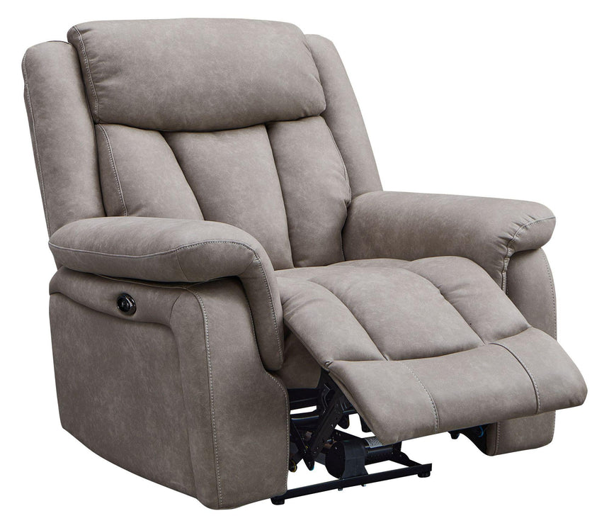 Dylan Sandstone Fabric Electric Recliner Armchair-8