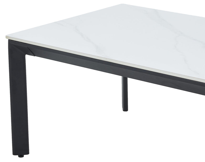 Glade White Ceramic Coffee Table-7