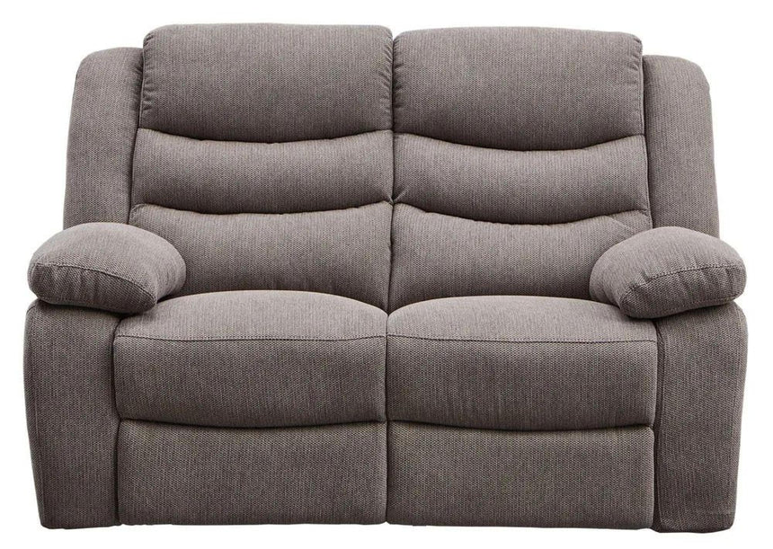 Windsor Brown Fabric 2 Seater Recliner Sofa-8