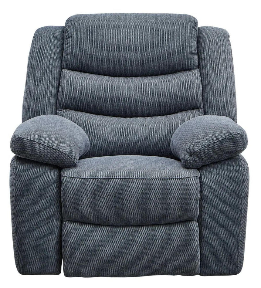 Windsor Dark Grey Fabric Recliner Armchair-9