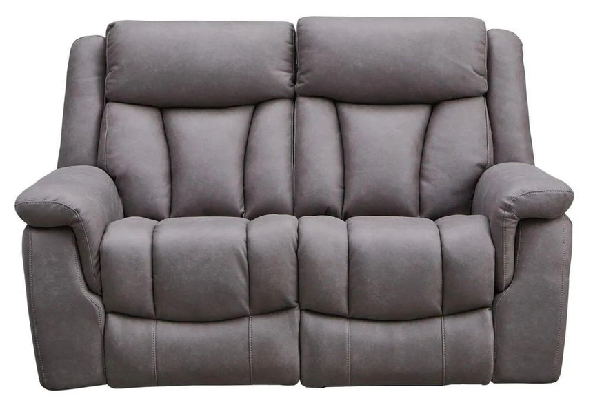 Dylan Grey Fabric 2 Seater Electric Recliner Sofa-9