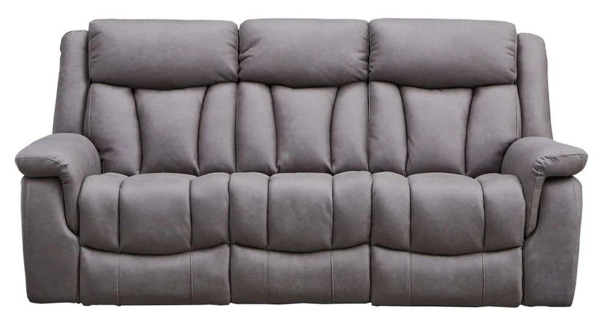 Dylan Grey Fabric 3 Seater Electric Recliner Sofa-9