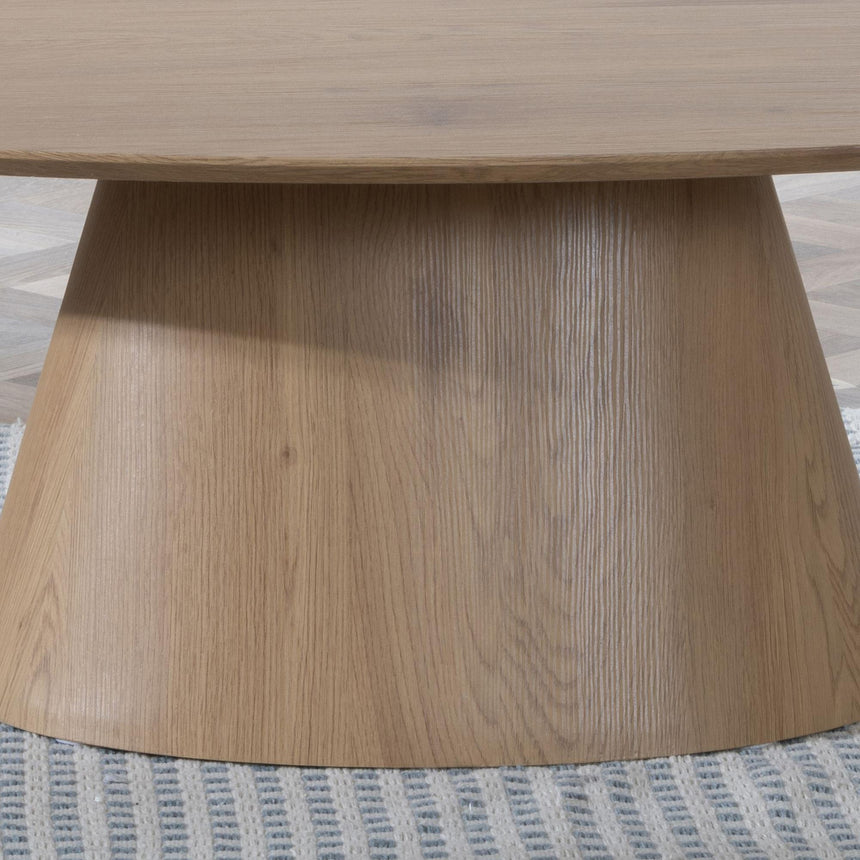 Palma Oak Oval Coffee Table-5