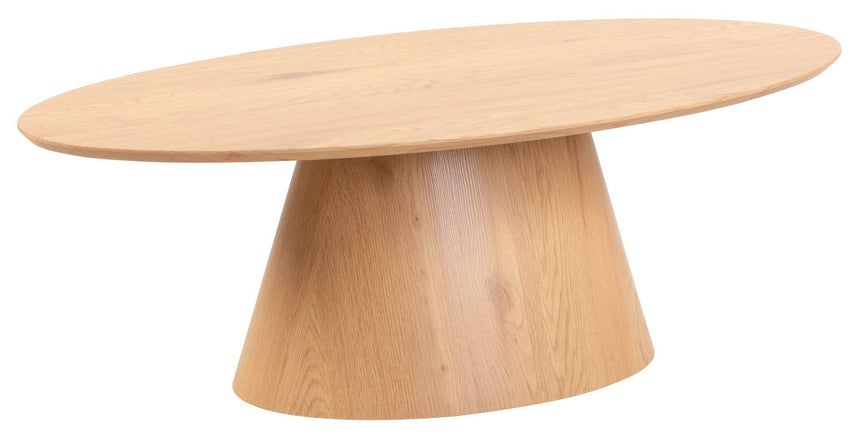 Palma Oak Oval Coffee Table-8