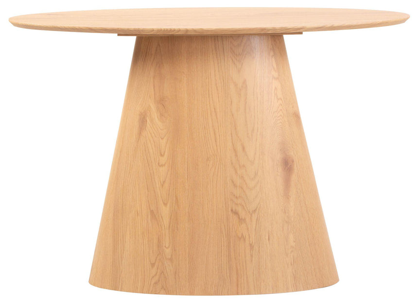 Palma Oak Oval Console Table-7