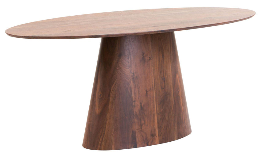 Palma Walnut 6 Seater Oval Dining Table - 180cm-8