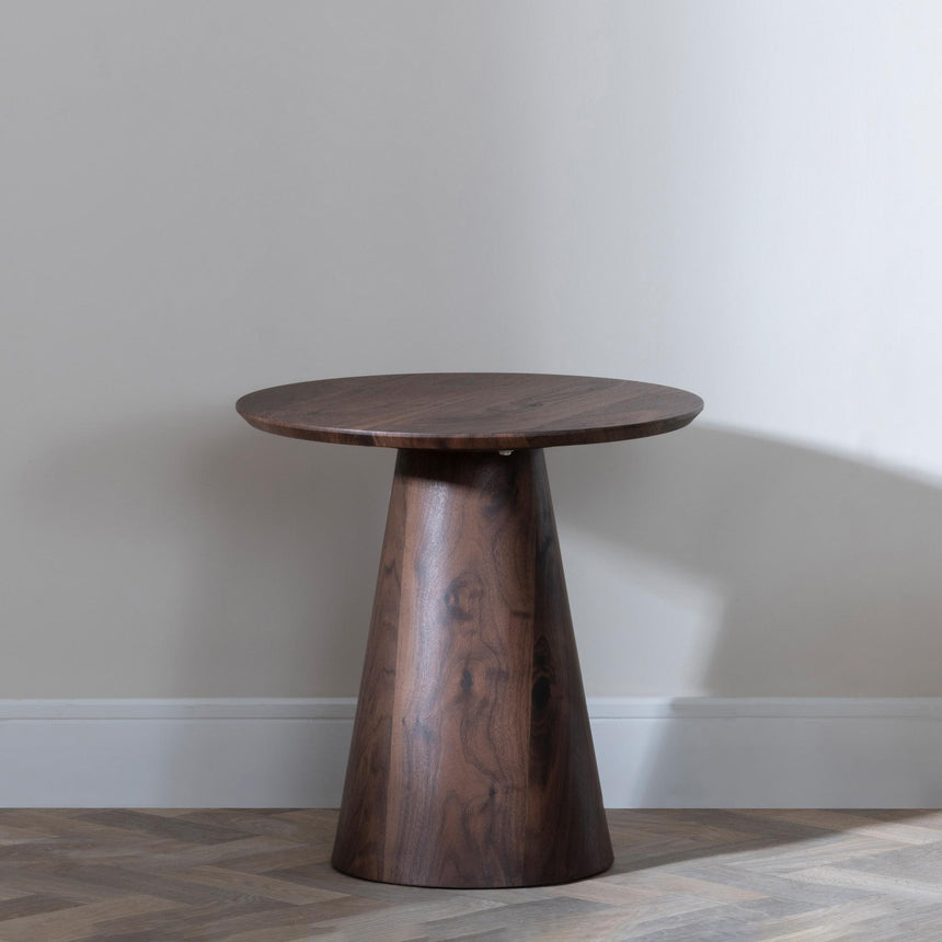 Palma Walnut Round End Table-2