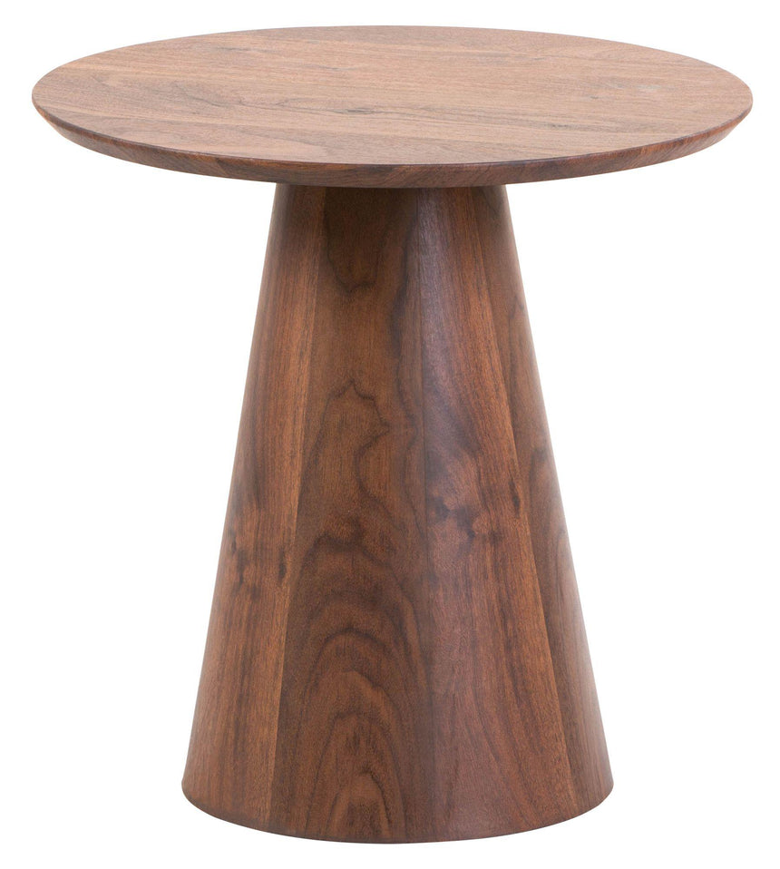 Palma Walnut Round End Table-5