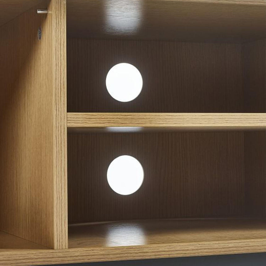 Hawaii Oak Ribbed 2 Door TV Unit