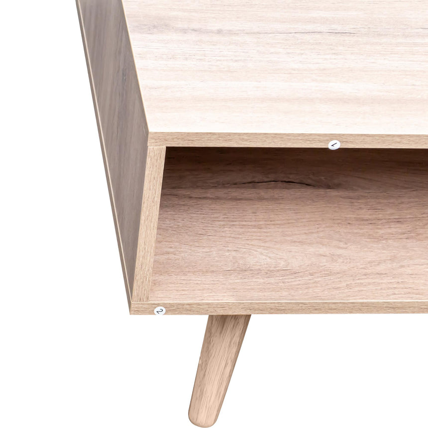 Clearance - Ferrero Natural and Woven Rattan 1 Drawer Coffee Table-10