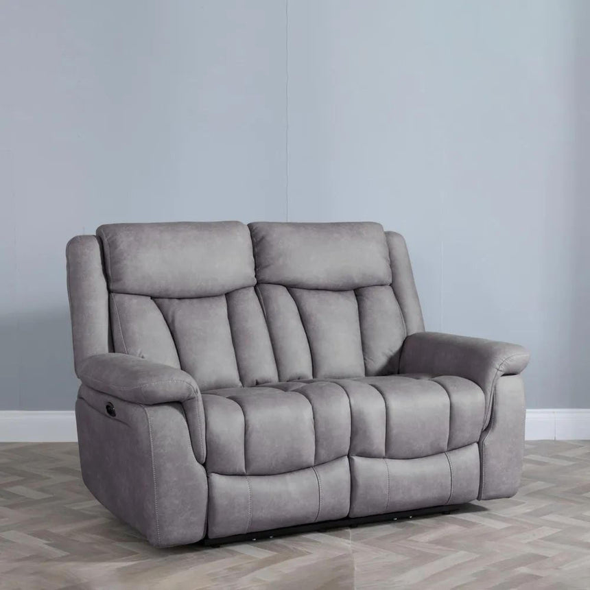 Dylan Grey Fabric 3+2+1 Electric Recliner Sofa Set-4