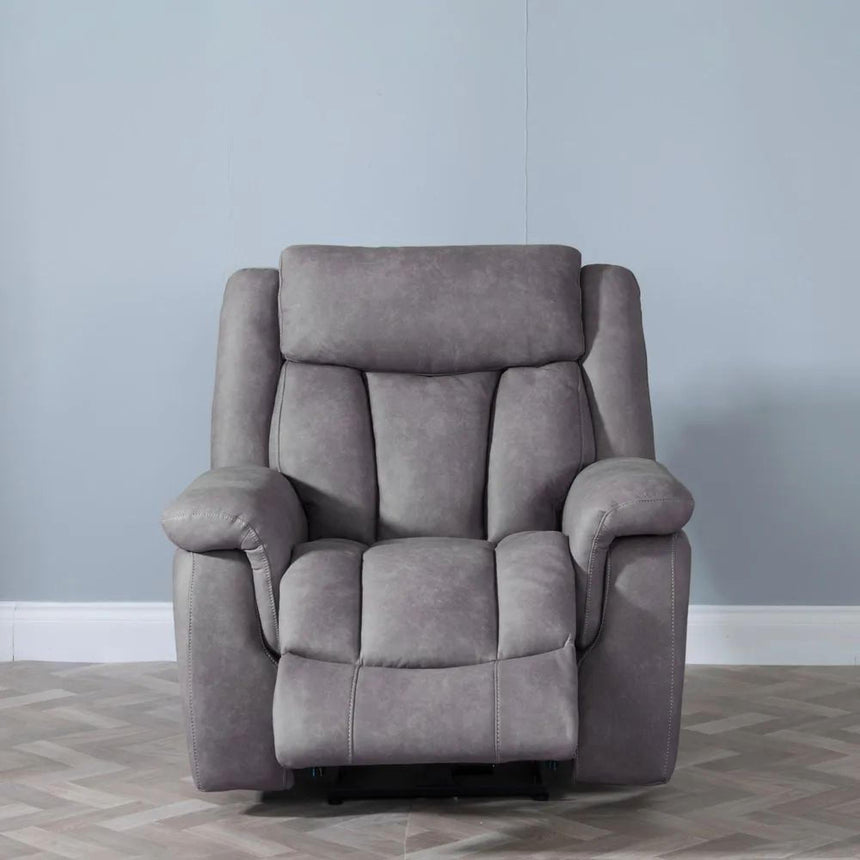 Dylan Grey Fabric 3+2+1 Electric Recliner Sofa Set-7