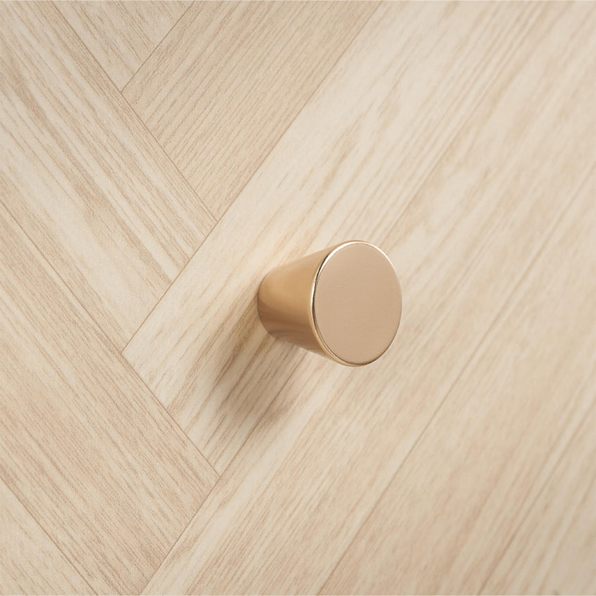 Herringford Oak 6 Drawer Wide Chest-3