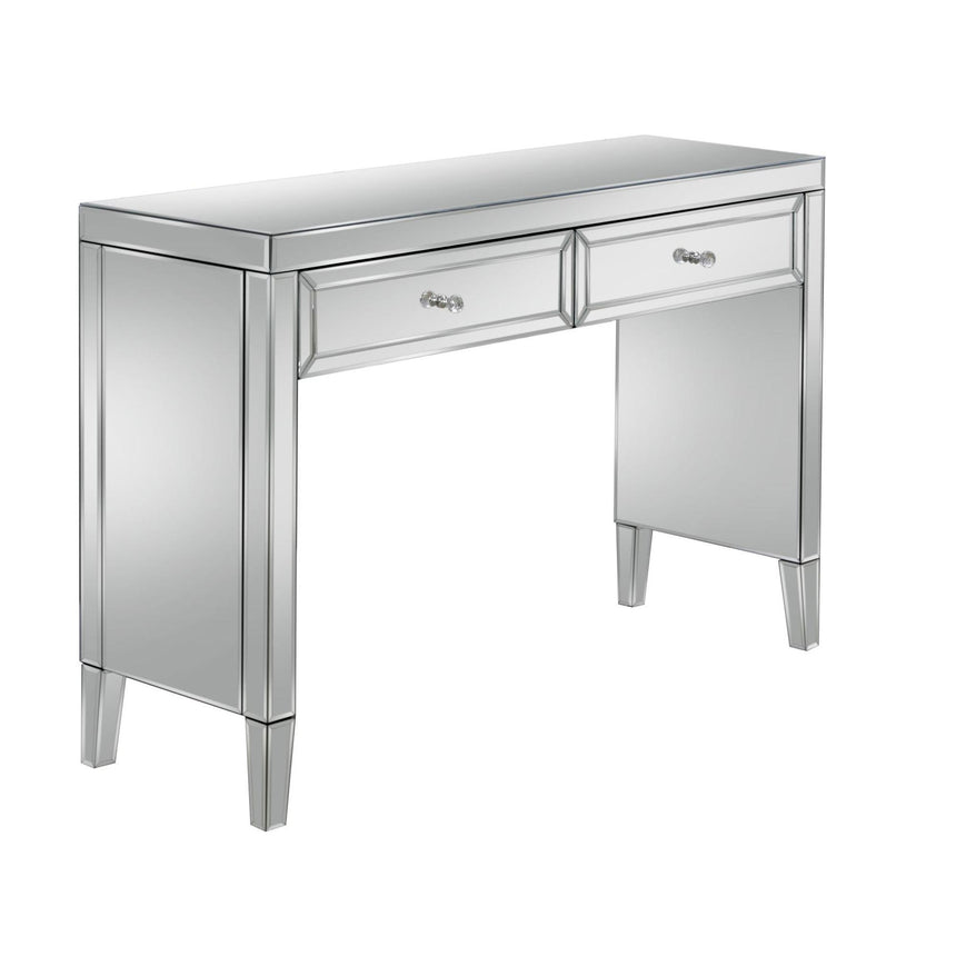 Valencia Mirrored 2 Drawer Console Table-2