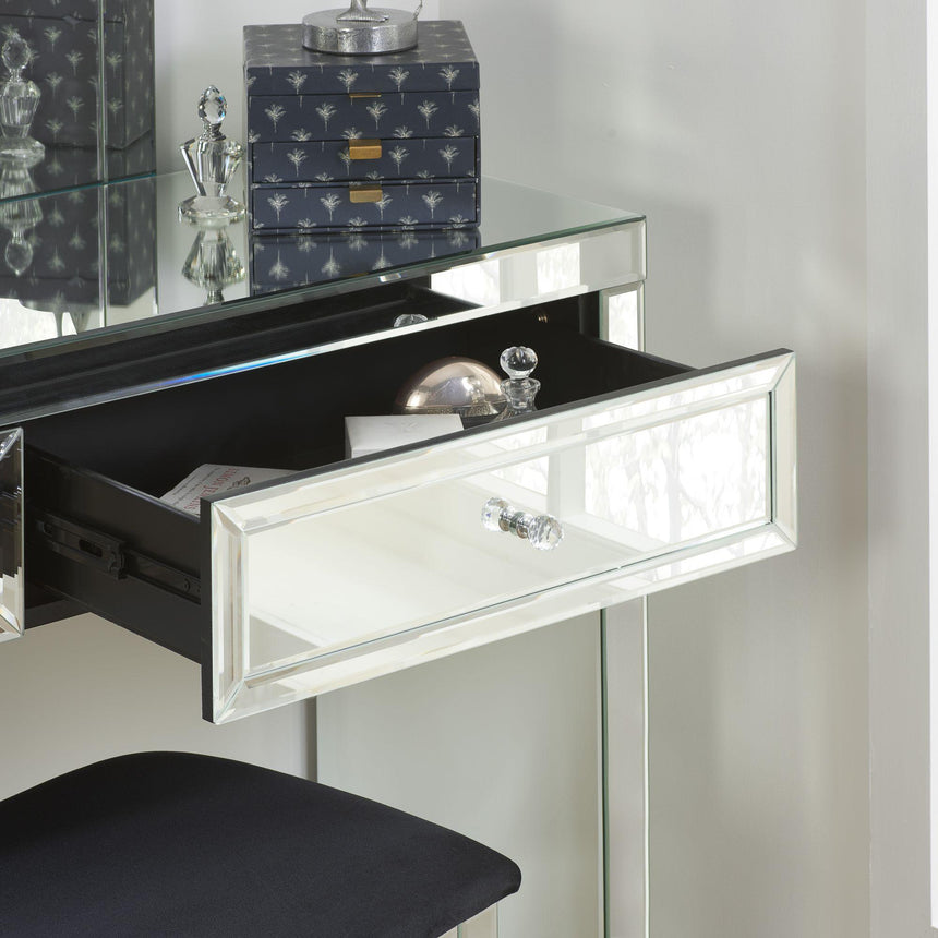 Valencia Mirrored 2 Drawer Console Table-3