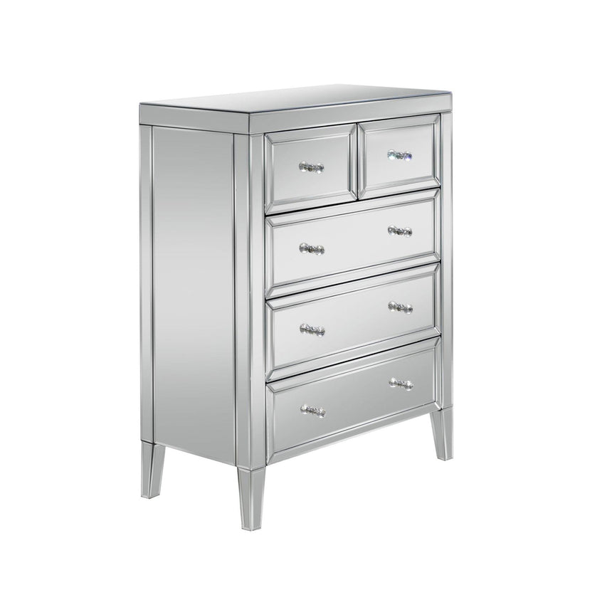 Valencia Mirrored 3+2 Drawer Chest-2
