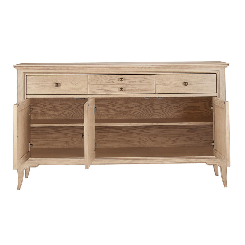 Willis and Gambier Toulon Oak Large 3 Door Sideboard - 152.8cm-6