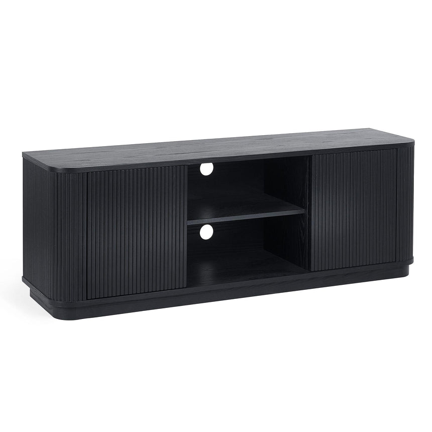 Louis Black Fluted Base 140cm TV Unit-2